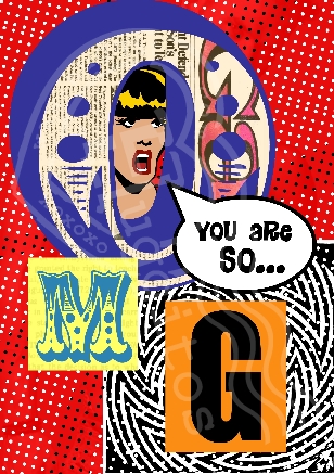 OMG You are So: Birthday card 1