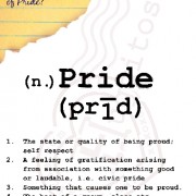 Happy Pride: (003) Definition of Pride?