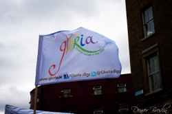 6.Gloria banner for Pride 25th June 2011
