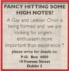 Original gloria advert March 1995